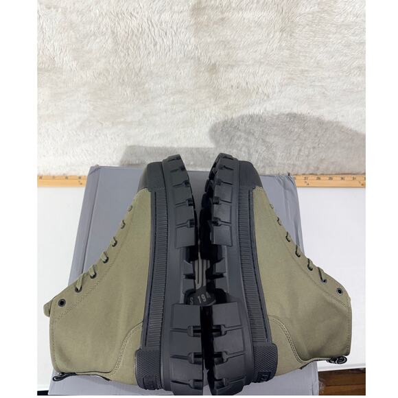 Palladium Revolt Hi Tx Boots Grunge Olive Night Size 10 Lug Sole Platform chunky - Picture 4 of 7